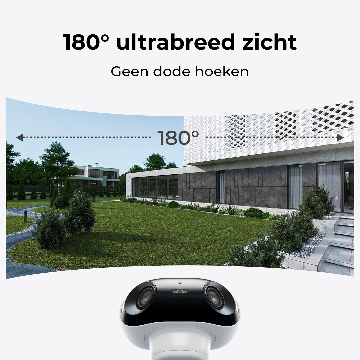 Reolink Argus B740X 4K buitencamera met 180° breedbeeld