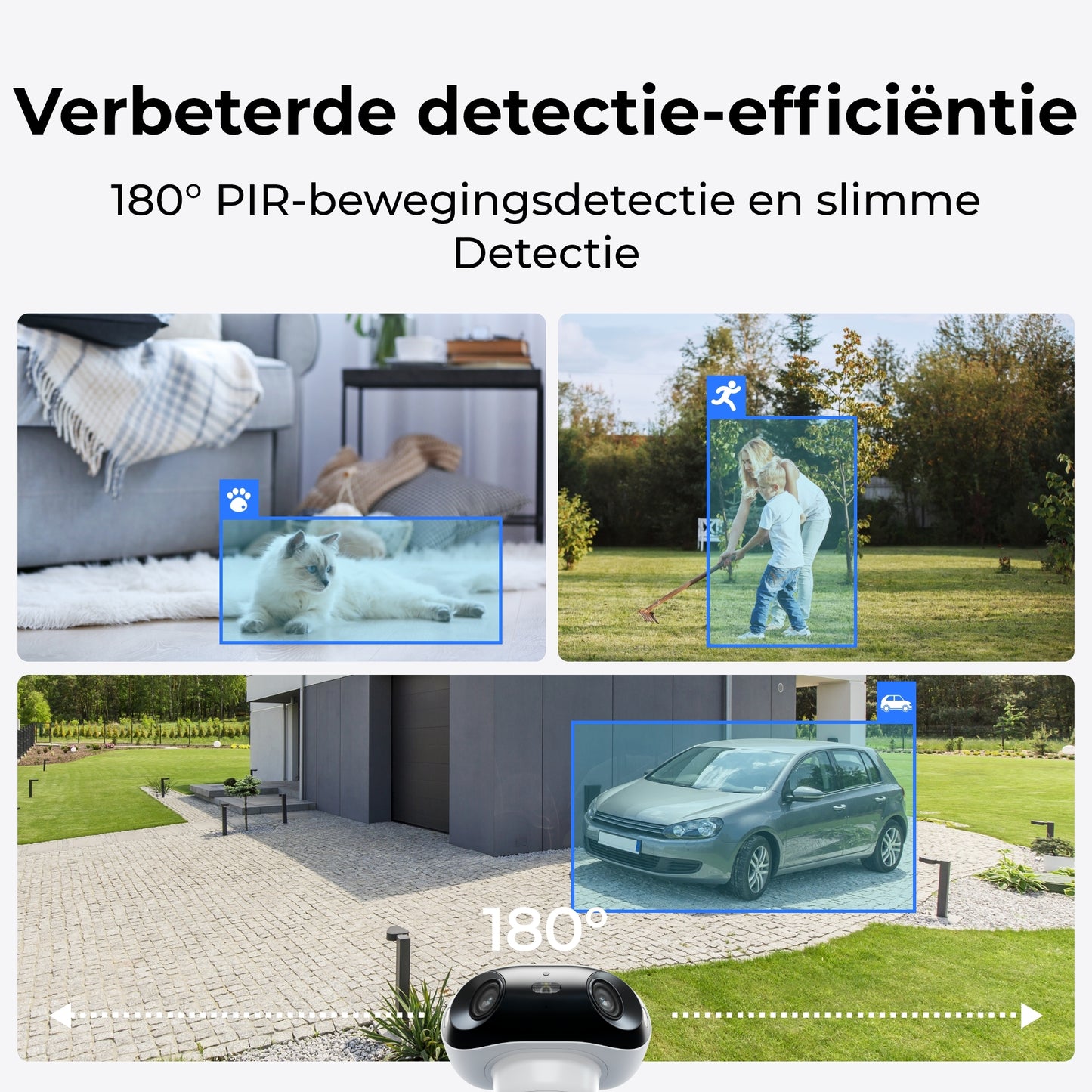 Reolink Argus B740X 4K buitencamera met 180° breedbeeld