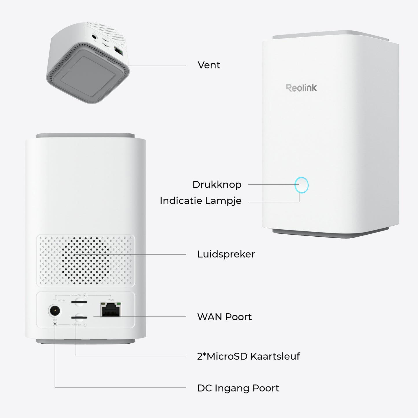 Reolink Home Hub opslag en specificaties