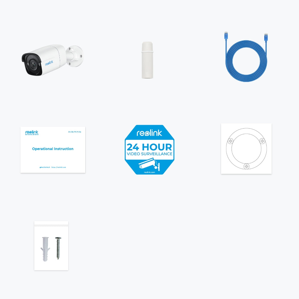 Reolink P320 inhoud doos