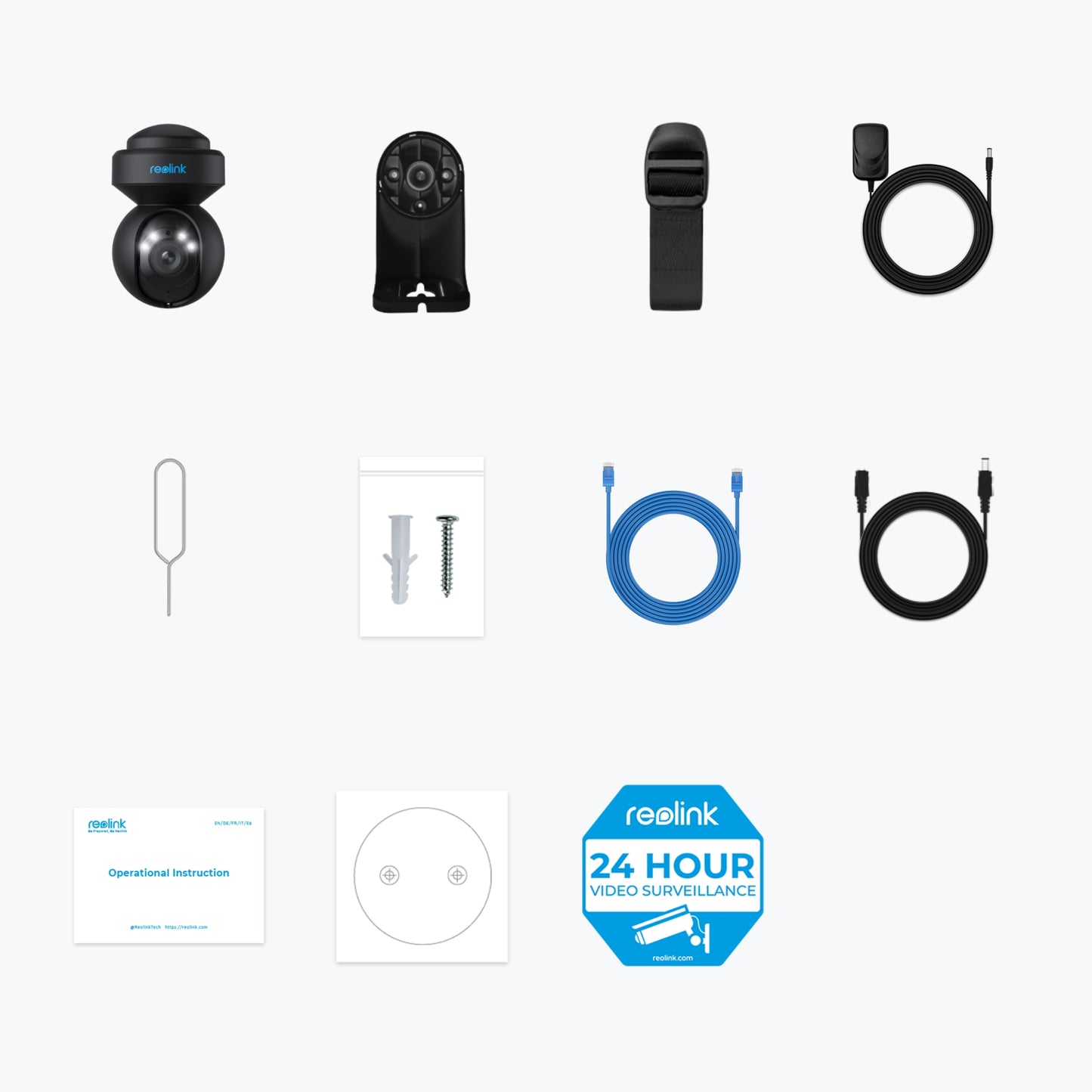 Reolink E540 zwart inhoud doos