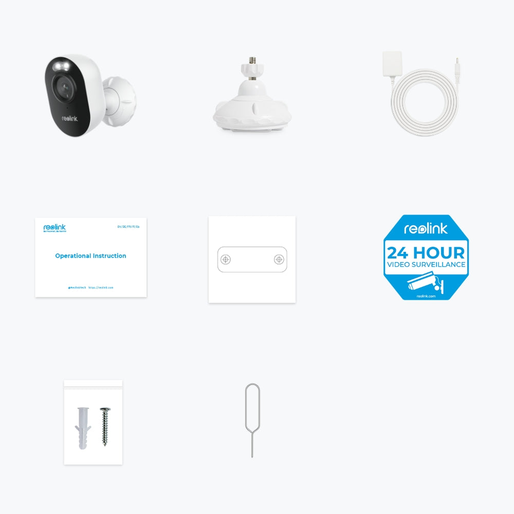 Reolink Lumus E430 inhoud doos