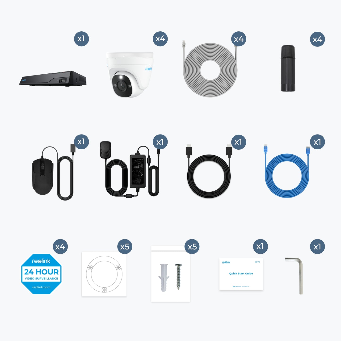 Reolink nvs16-12md8 inhoud doos