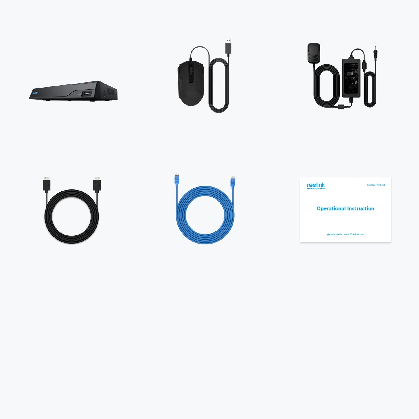 Reolink NVS8 inhoud doos