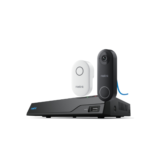 Reolink D340P PoE deurbel set met NVS8 recorder inclusief 2TB
