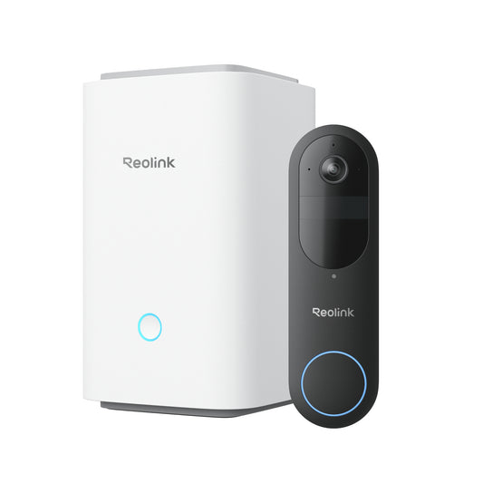 Reolink Home Hub met Reolink videodeurbel D340B