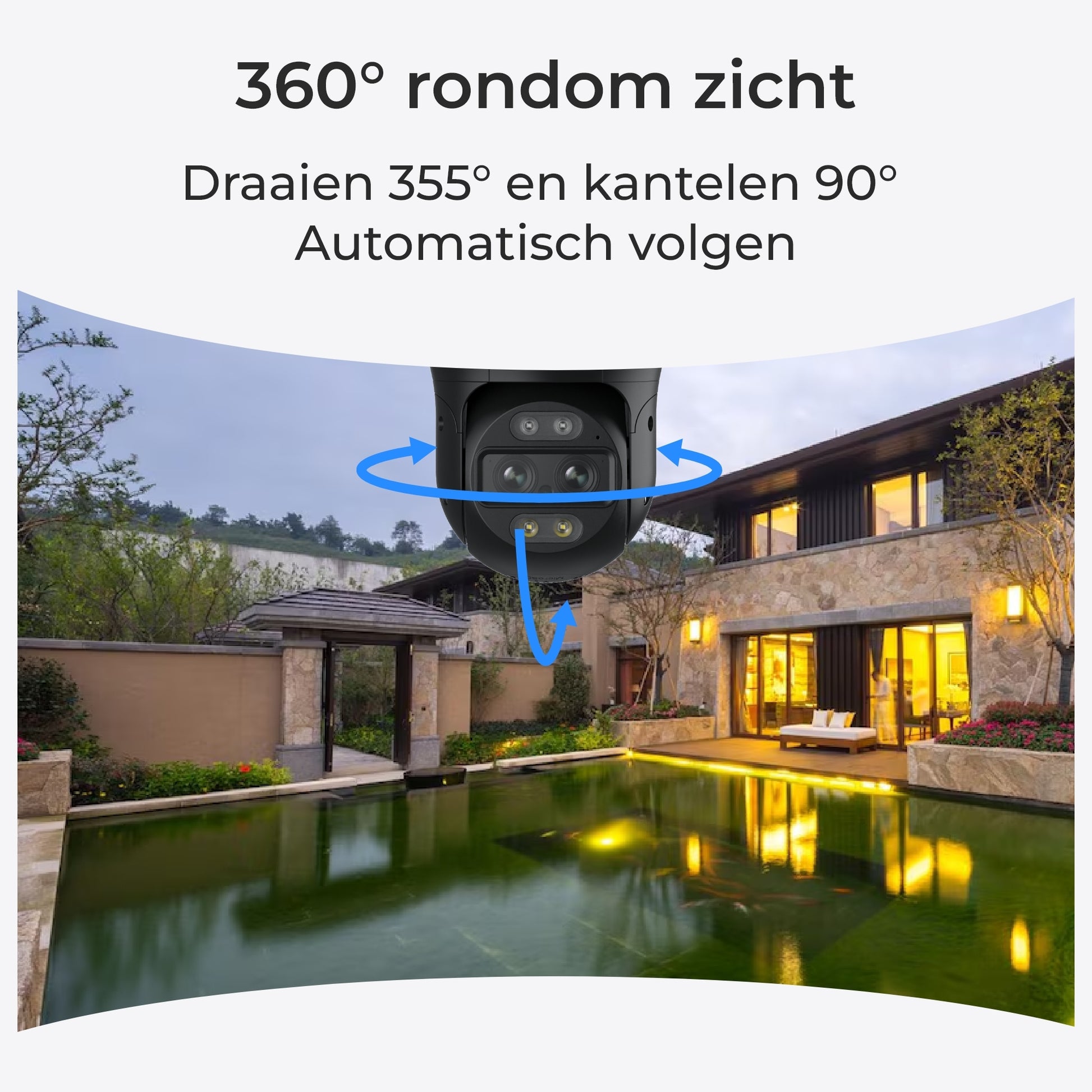 Reolink Trackmix P760 360 graden zicht automatisch volgen 