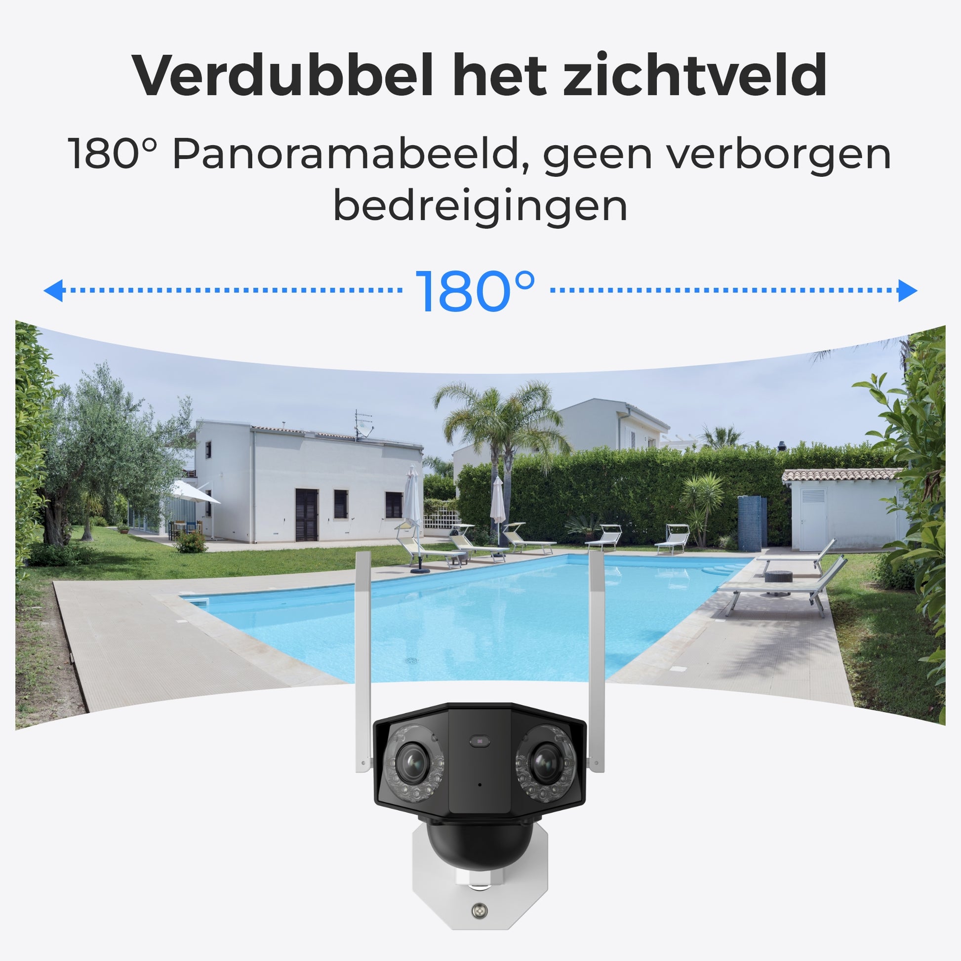 Reolink Duo B750 - dubbele lens voor 180 graden panoramabeeld 