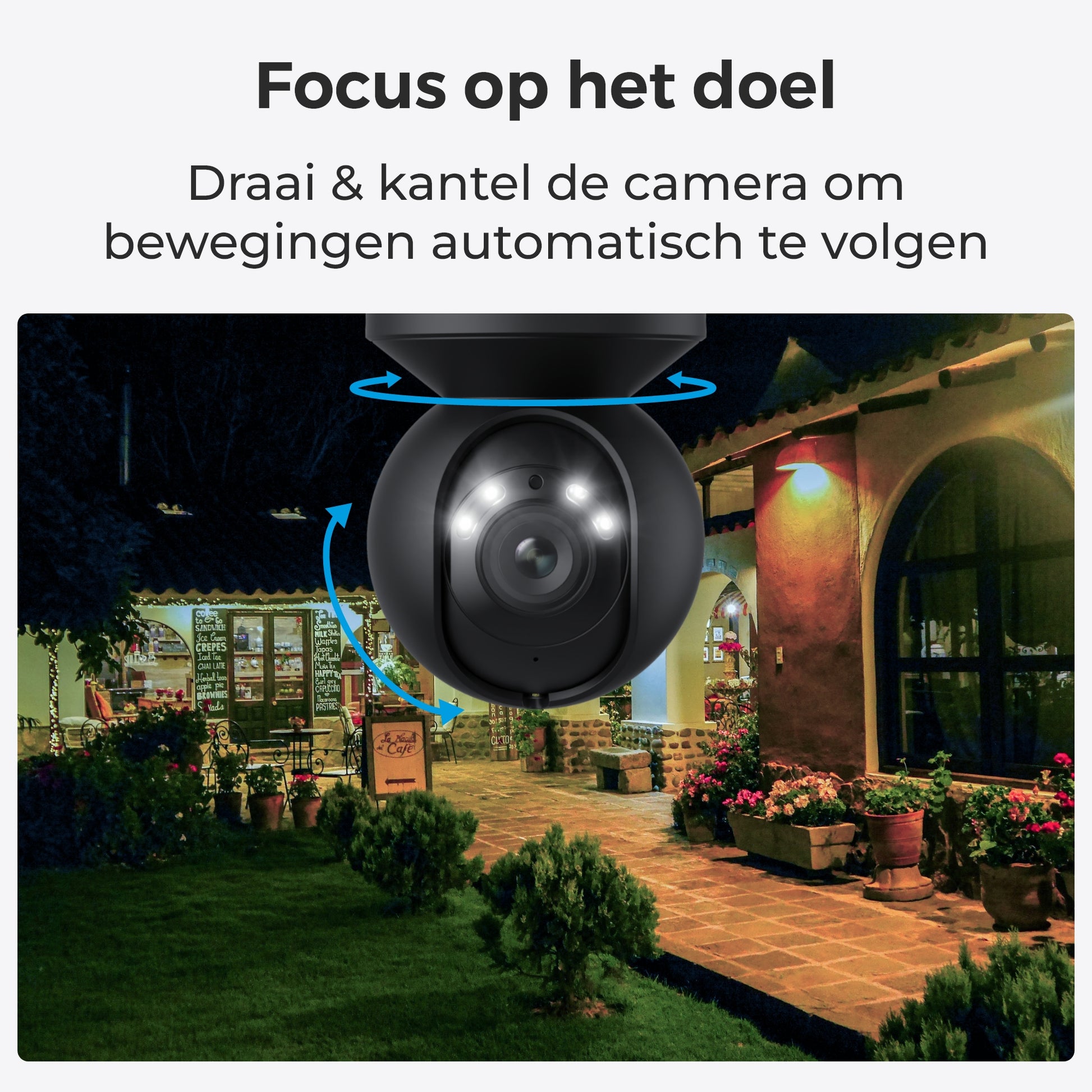 Reolink E540 tracking, draaien en kantelen