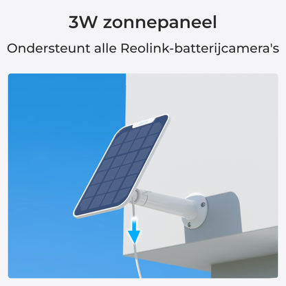Reolink Argus B350 met 3w zonnepaneel
