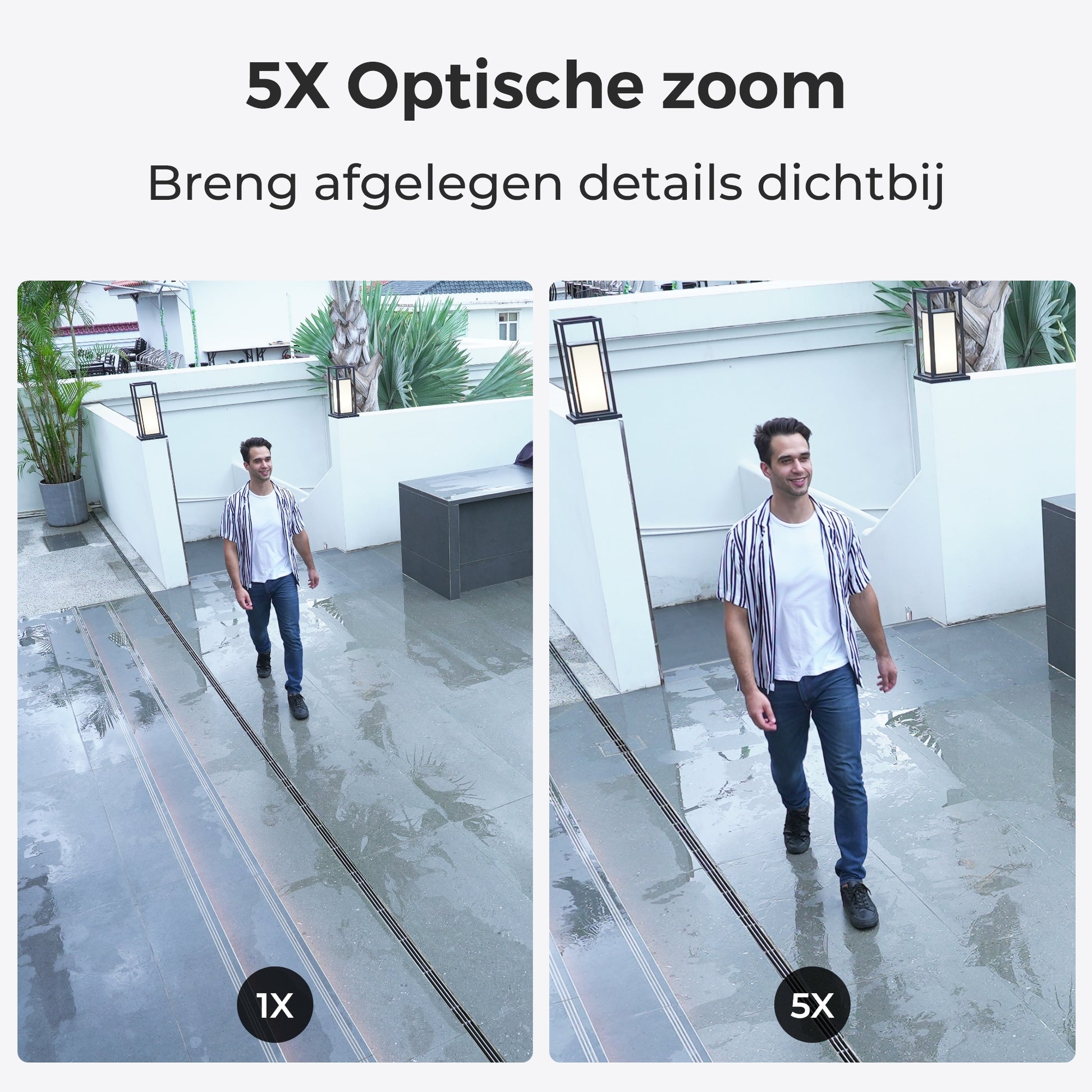 Reolink P437 5x optische zoom voorbeeld