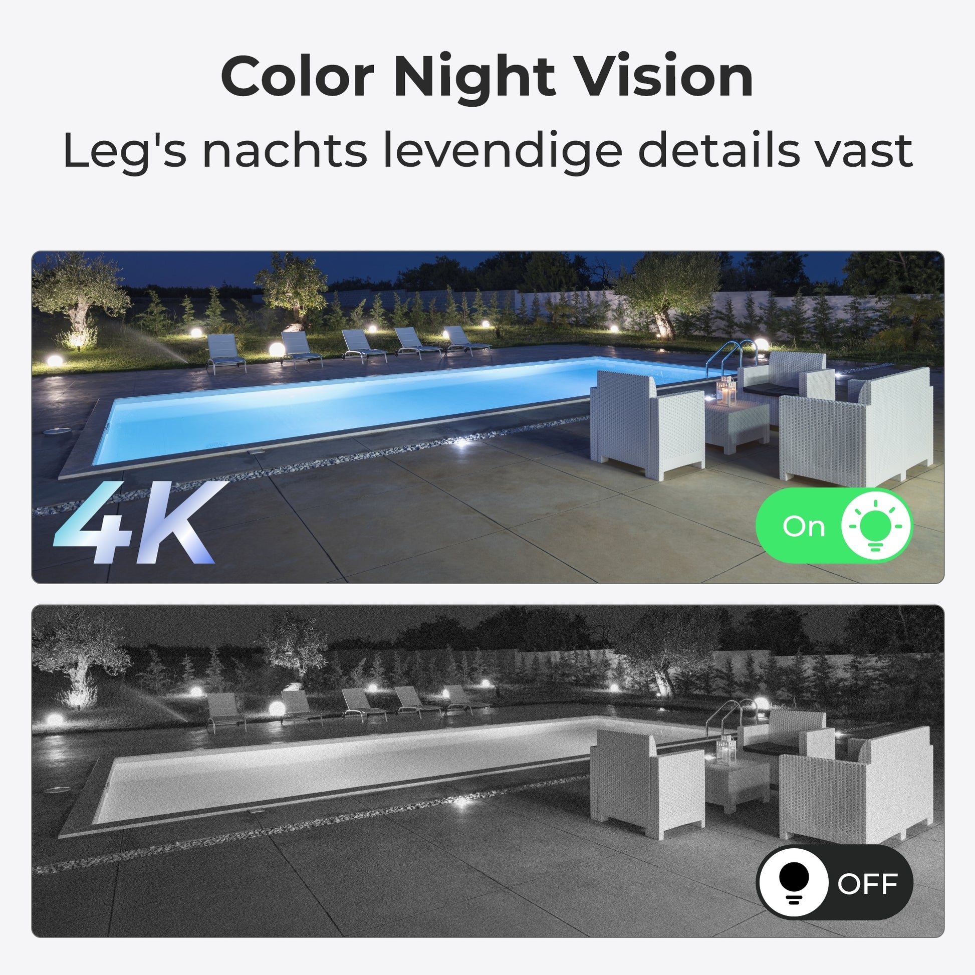 Reolink P437 4k nachtzicht met spotlight