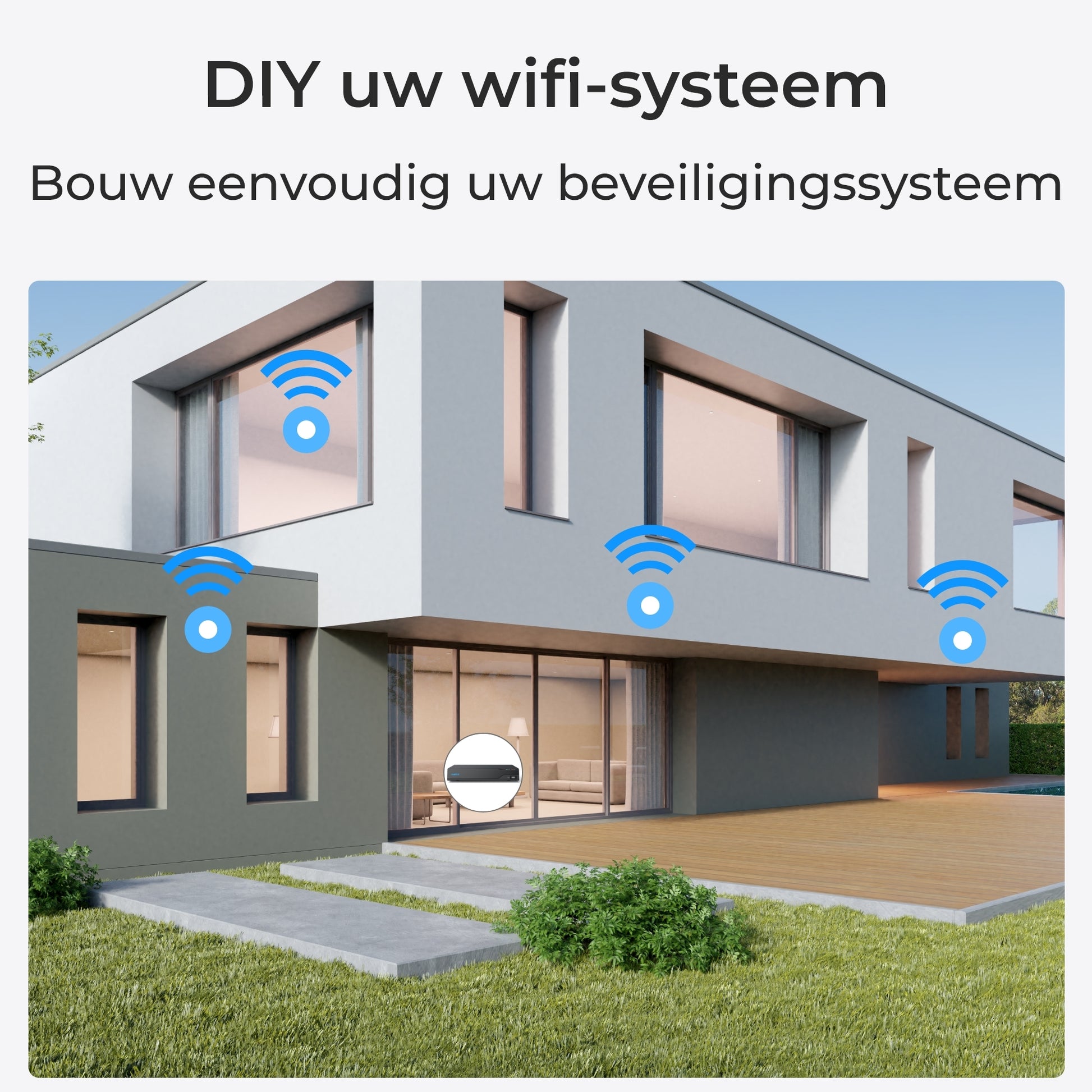 Reolink NVS12W WiFi doe het zelf beveiligingssysteem