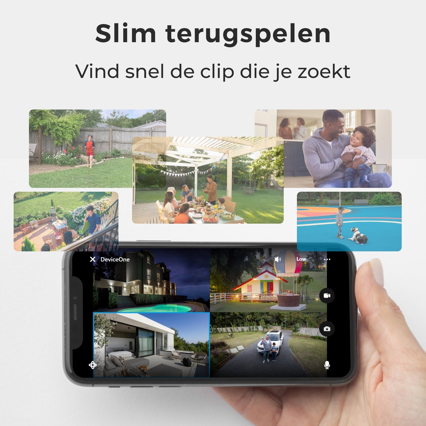 Reolink NVS8 NVR slim terugspelen