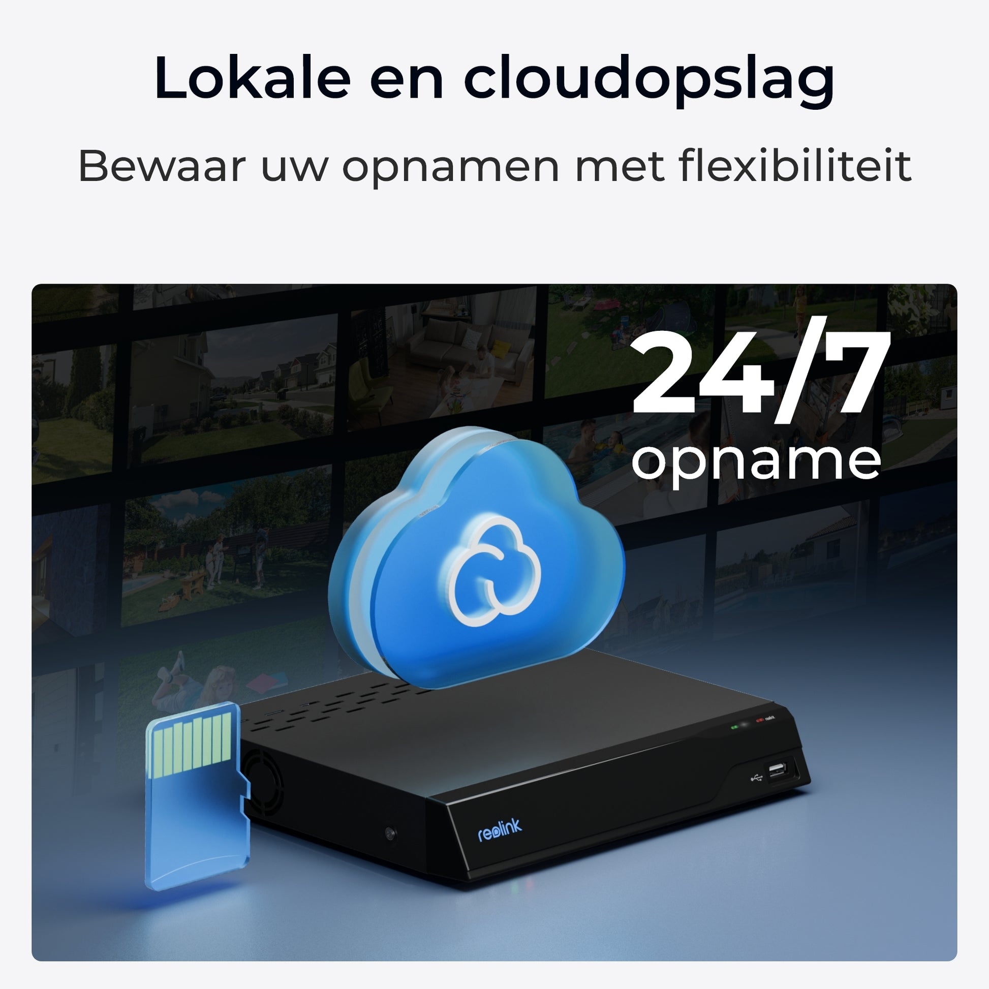 Reolink E330 - opslag opties 