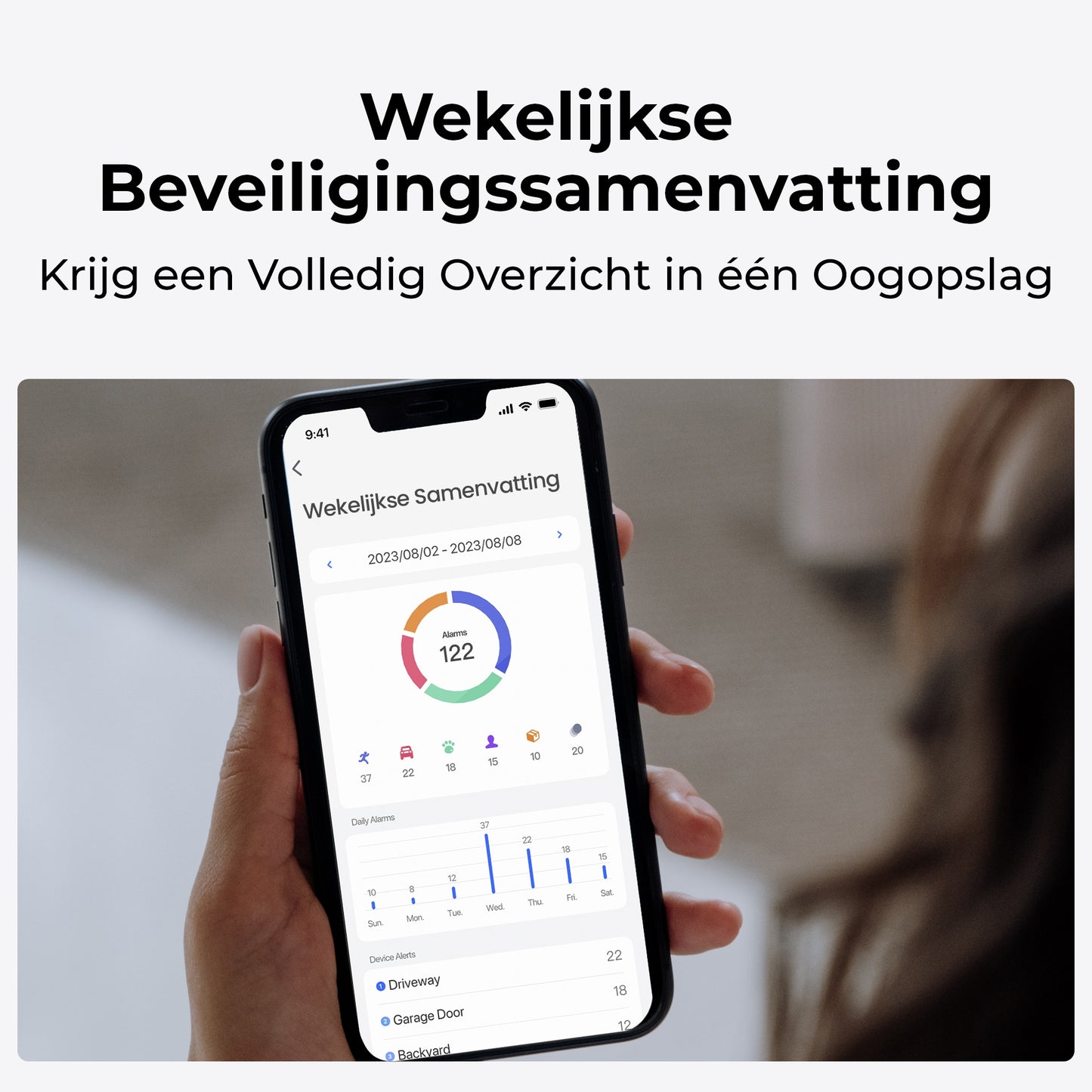 Reolink Home Hub beveiligingssamenvatting