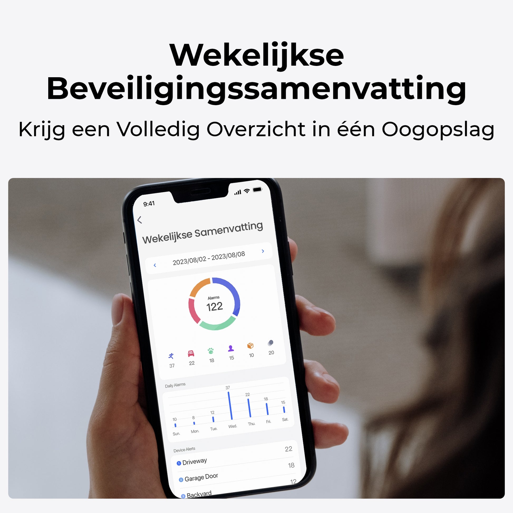 Reolink Home Hub beveiligingssamenvatting