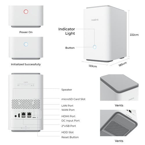 Reolink Home Hub P1 Pro specificaties