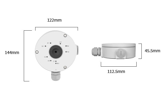 Reolink lasdoos / junctionbox wit B10 specificaties