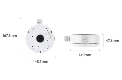 Reolink lasdoos / junctionbox wit D20 specificaties
