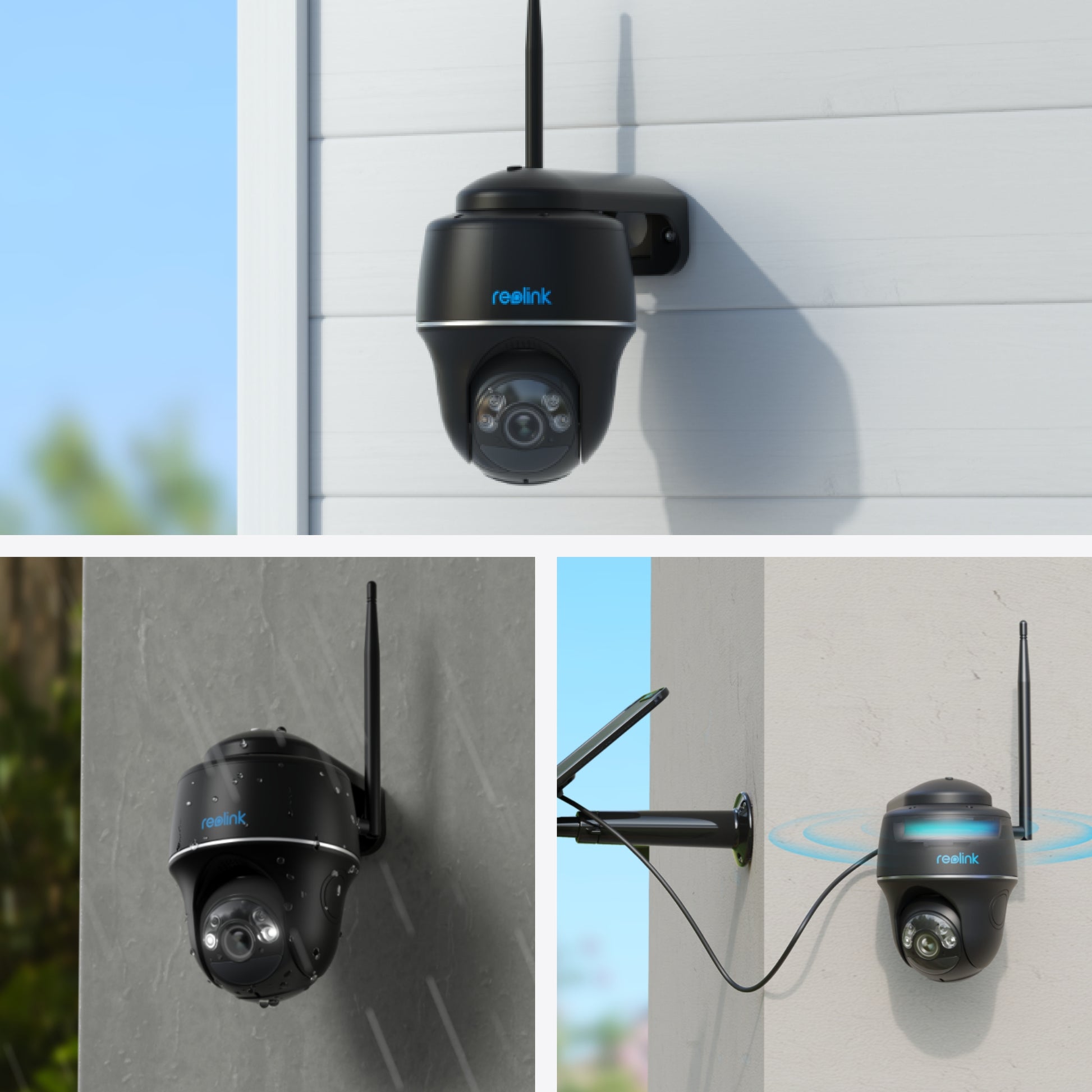 Reolink Argus B430 zwart lifestyle gebruik toepassingen