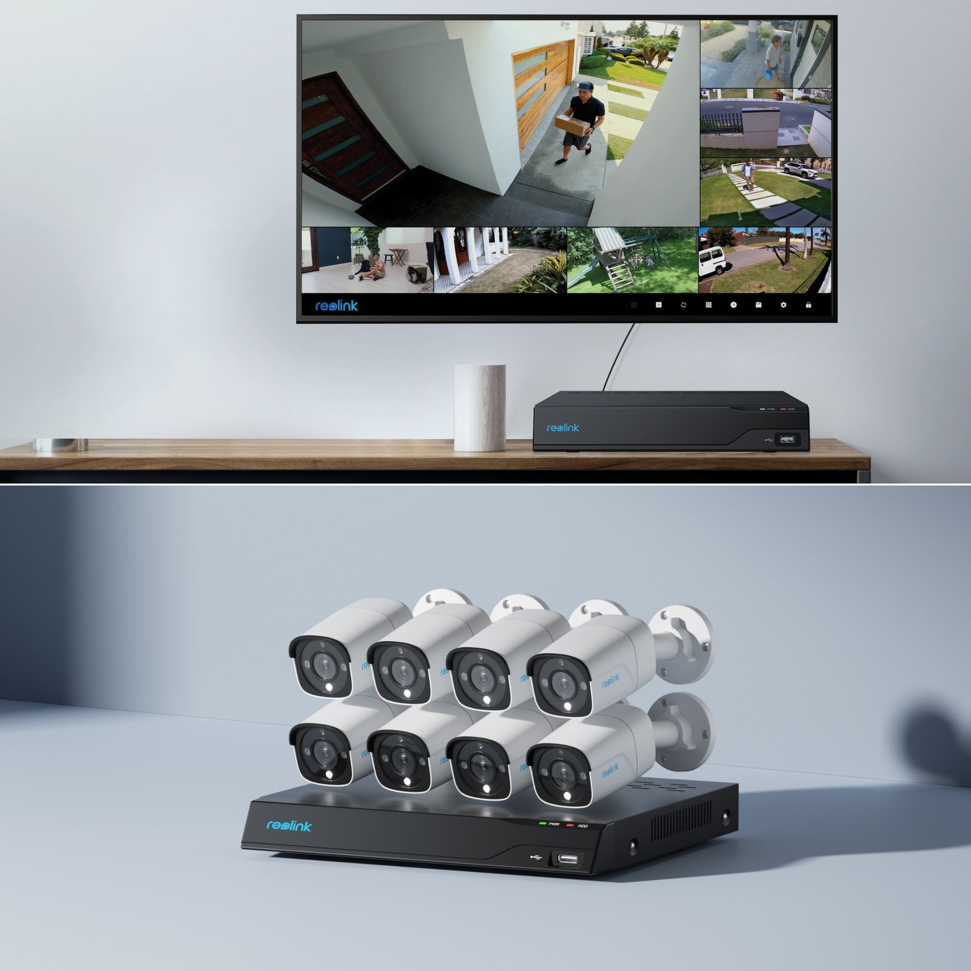 Reolink nvs16-12mb8 beveiligingssysteeem lifestyle gebruik toepassing