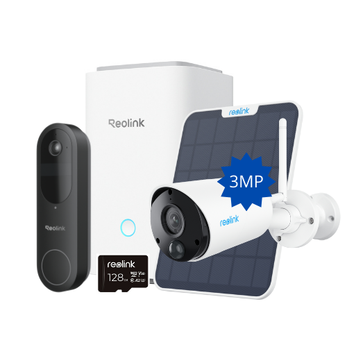 Reolink Home Hub startpakket videodeurbel met B320