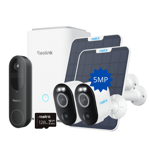 Reolink Home Hub startpakket videodeurbel met 2x B330