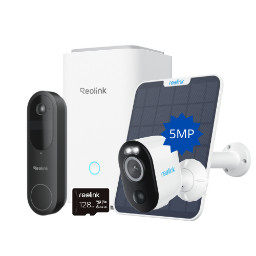 Reolink Home Hub startpakket videodeurbel met B330 wit