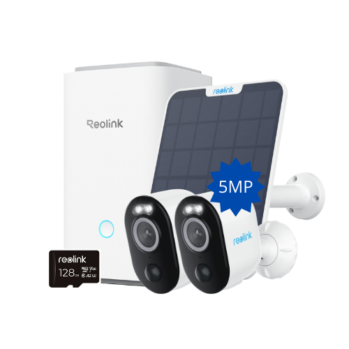 Reolink Home Hub startpakket met 2x Argus B330 + 1x zonnepaneel