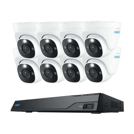 Reolink NVS16-8MD8, slimme 8 MP PoE beveiligingsset met persoons- en voertuigdetectie