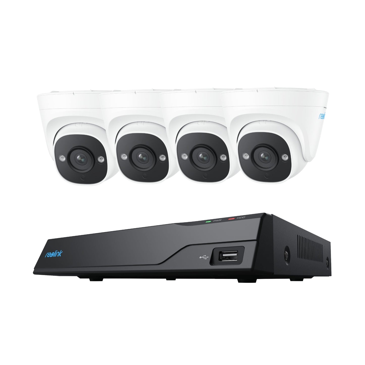 Reolink NVS8-5MD4, 5MP beveiligingsset met detectie van personen, voertuigen en dieren