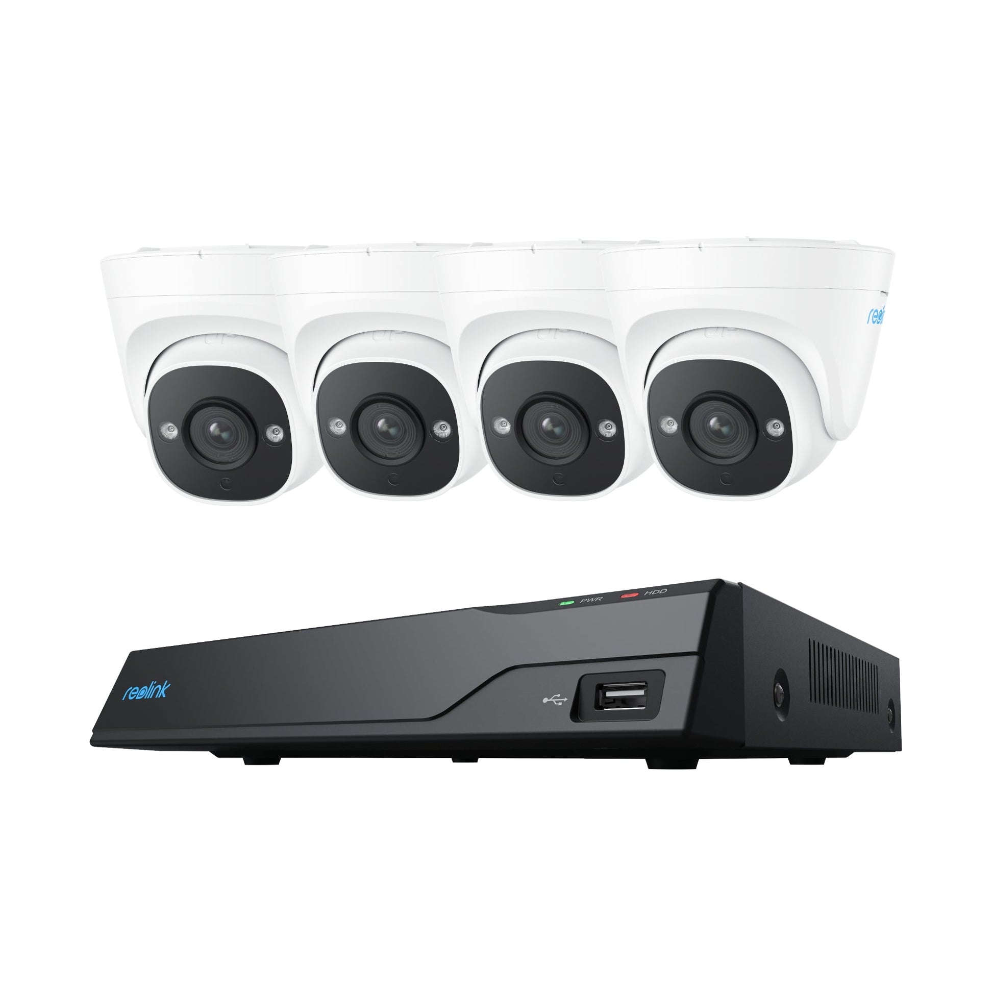 Reolink NVS8-5MD4, 5MP beveiligingsset met detectie van personen, voertuigen en dieren