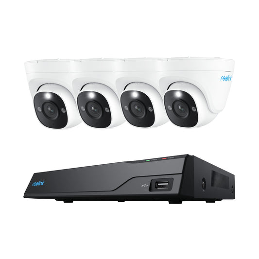 Reolink NVS8-8MD4, intelligente 4K UHD set met persoons- en voertuigdetectie