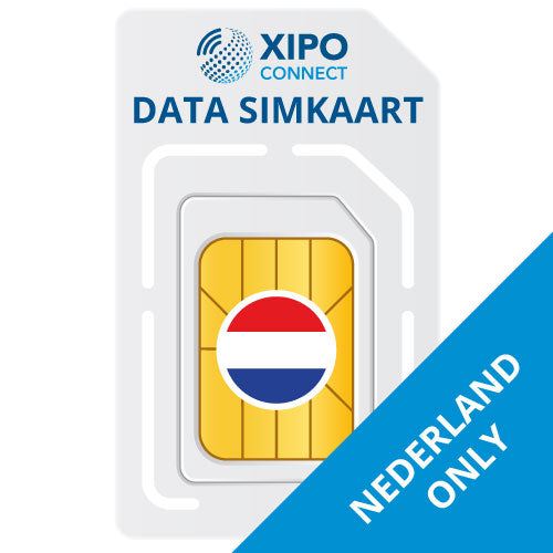 Prepaid data simkaart Nederland - plug & play - met 10GB tegoed