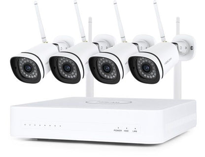 Foscam FN8108W-b4-1t wifi set met 4 camera's