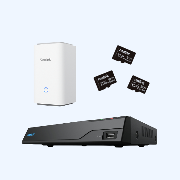 Beveiligingscamera met opname via Home Hub, NVR of microSD kaart