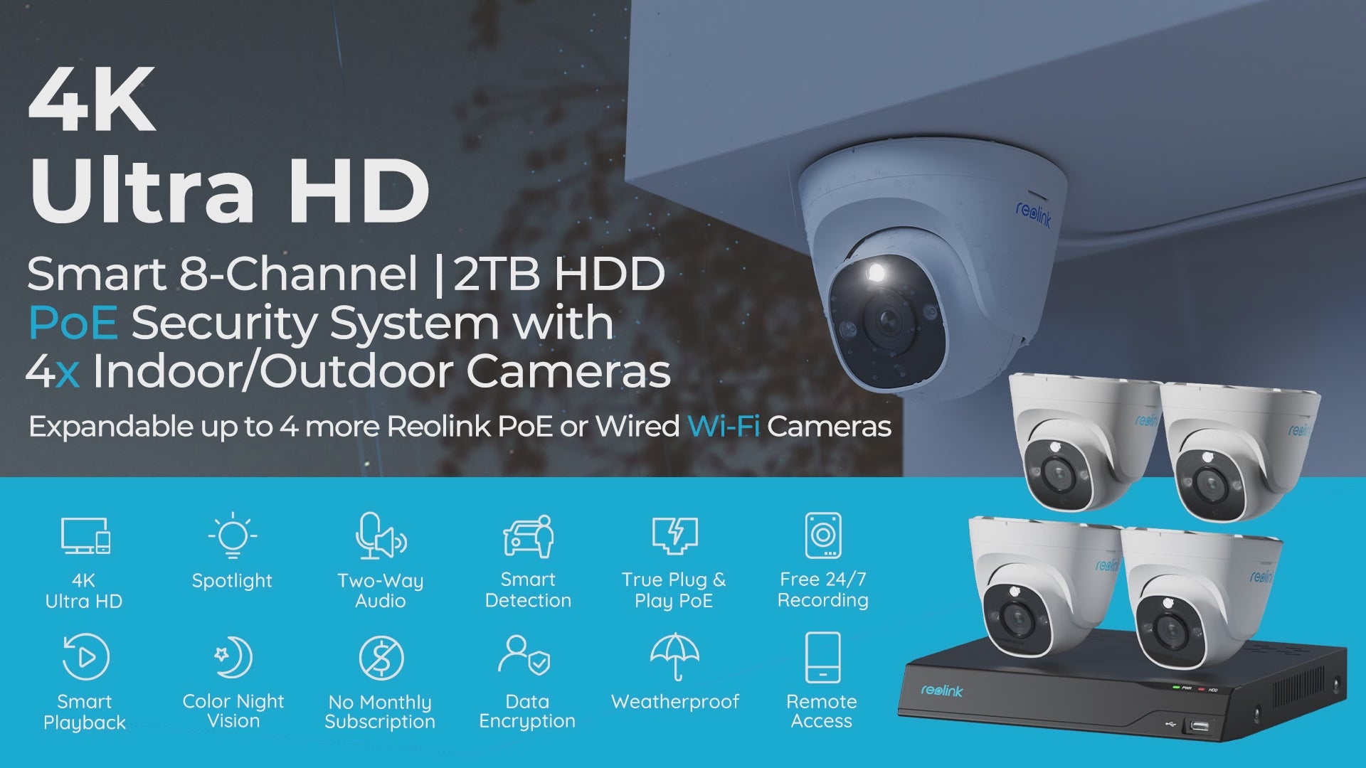 Video laden: Video Reolink NVS8-8MD4