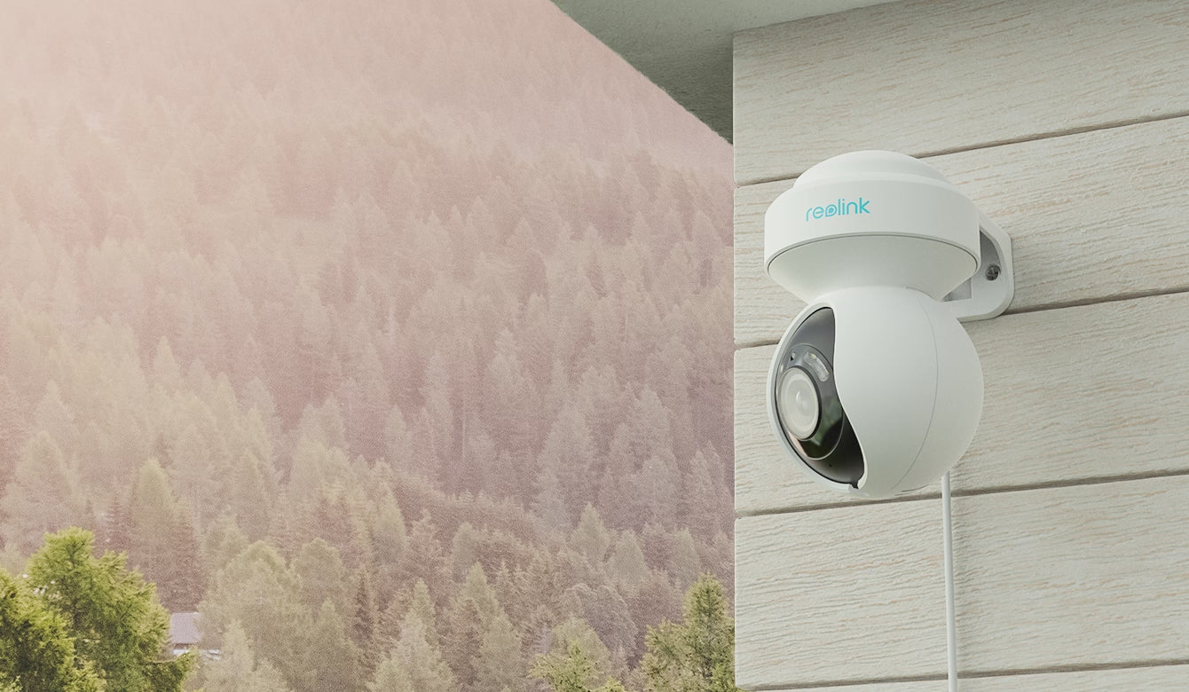 Video laden: Video van de Reolink E560P - 4K 8MP PTZ PoE-camera - automatische tracking - 3x optische zoom - wit