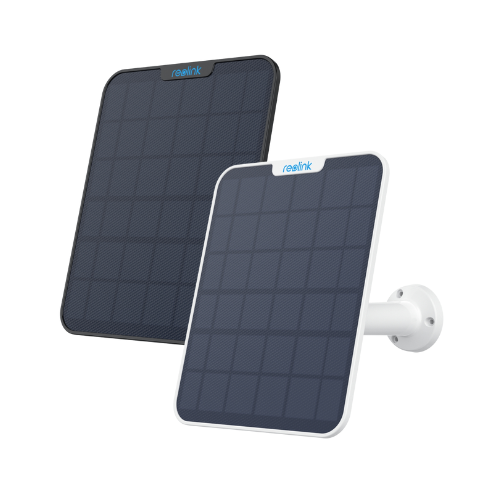 Reolink zonnepanelen zwart en wit
